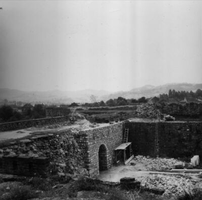 Hrvatska Kostajnica - Stari grad - Radovi na pokrovu istočno