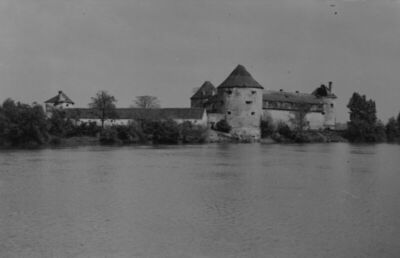 Sisak - Stari grad - Pogled na kompleks grada s Kupe