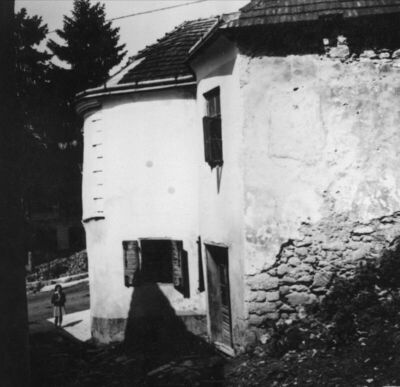 Hrvatska Kostajnica - Ugao ulice Davorina Trstenjaka, kbr. 1