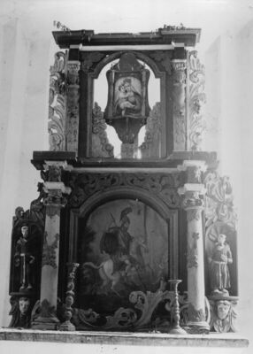 Letovanci (Sisak) - Kapela Sv. Jurja, glavni oltar Sv. Jurja