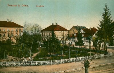 Glina - Šetalište s mladim parkom