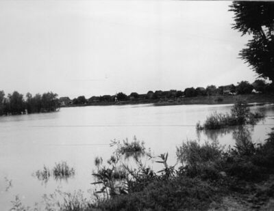 Mužilovčica (Sisak) - Situacija sela na Tišini, okuci rijeke