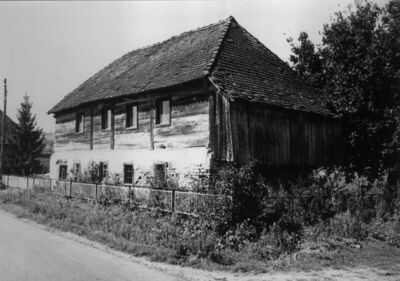 Unčani (Dvor na Uni) - Kuća Pere Mutavđije uzdužnom stranom 