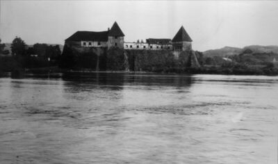 Hrvatska Kostajnica - Stari grad nad Unom - Opći pogled