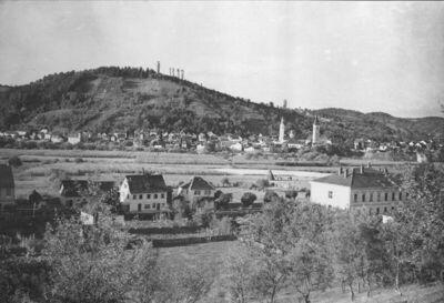 Hrvatska Kostajnica - Veduta mjesta iz Bosanske Kostajnice, 