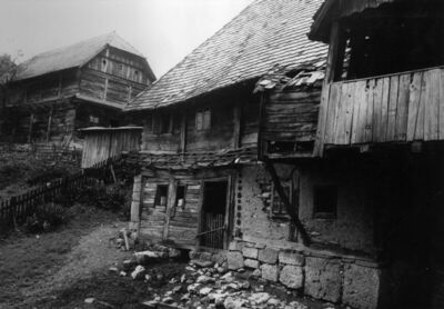 Gorička (Dvor na Uni) - Kuća Duje Kukića, dio vanjštine s ne