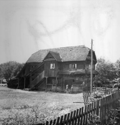 Selišće Sunjsko (Sunja) - Drvena katnica kbr. 67, dvorišno p