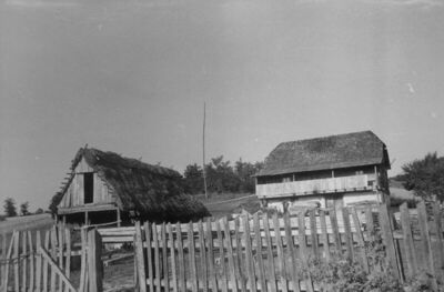 Donja Bučica (Glina) - Kuća starijeg tipa s gospodarskim zgr