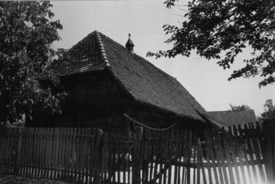 Gornje Selište (Glina) - Karakteristična kuća, građena drven