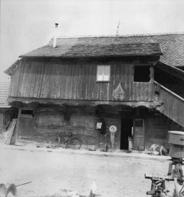 Greda Sunjska (Sunja) - Dvorišno pročelje kuće kbr. 19, vlas