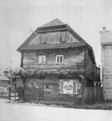 Odra Sisačka (Sisak) - Zabatno pročelje drvene tradicijske k
